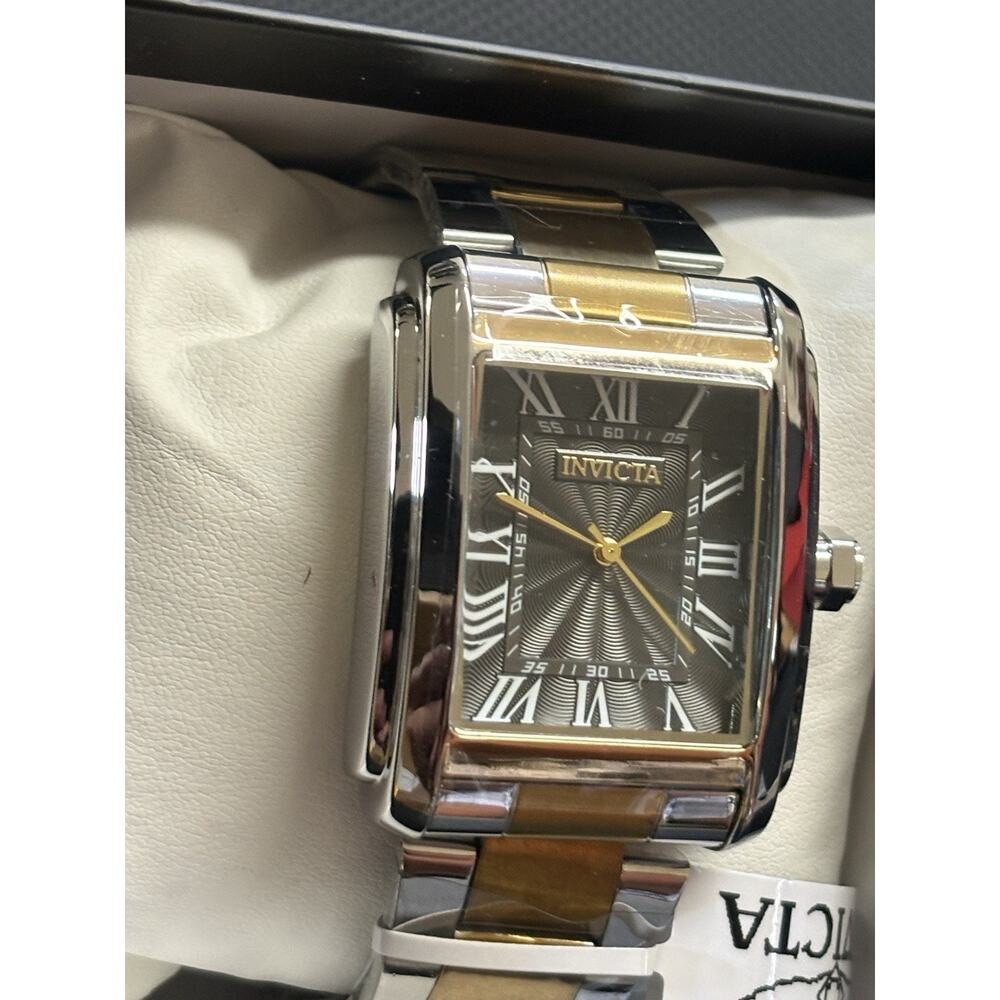 Invicta Celestial Andover Men’s Watch 35mm Gold Steel W Black Dial New In Box - Picture 3 of 4